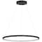 Access Lighting Anello, Dual Voltage LED Pendant, Matte Black Finish, Acrylic Lens 52069LEDD-MBL/ACR - alternate 4